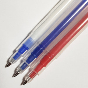 열펜-다림질로 없어지는 펜(흰색, 청색, 빨강)