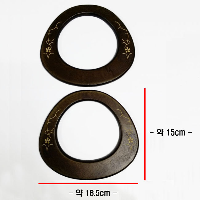 [할인] 우드핸들-003 (16.5cm x 15cm)